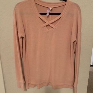 FRANCESCA'S BOUTIQUE pink pullover sweater SOFT!​
